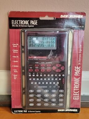 Day Runner 90906 ( 385-503 ) Electronic Page 3K Organizer Sealed In Package